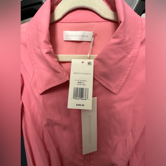 Simkhai CALLISTA PUFF SLEEVE DRESS -Pink - Picture 5 of 5